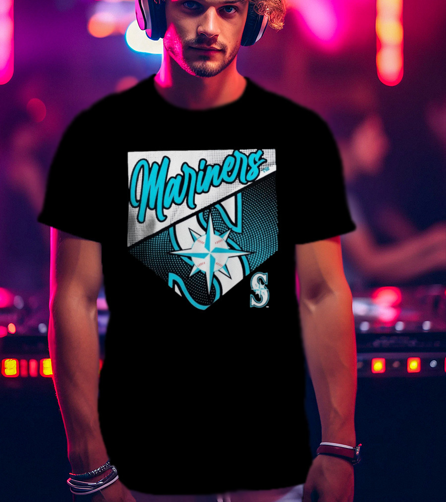 Mariners Compass Baseball Seattle Mariners T-Shirt