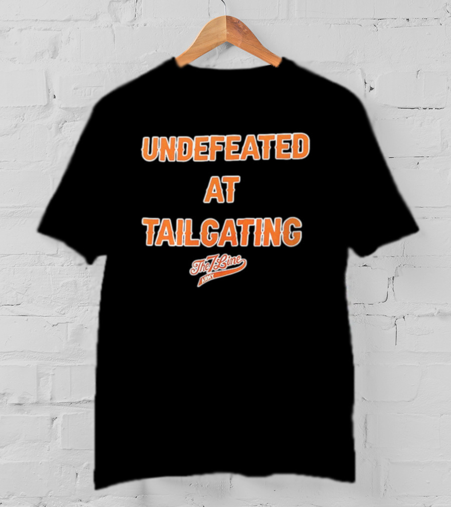 Undefeated At Tailgating The 7 Line Army New York Mets T-Shirt