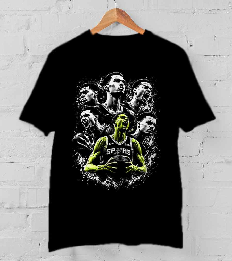 Victor Wembanyama San Antonio Spurs Basketball Passionate Moments T-Shirt