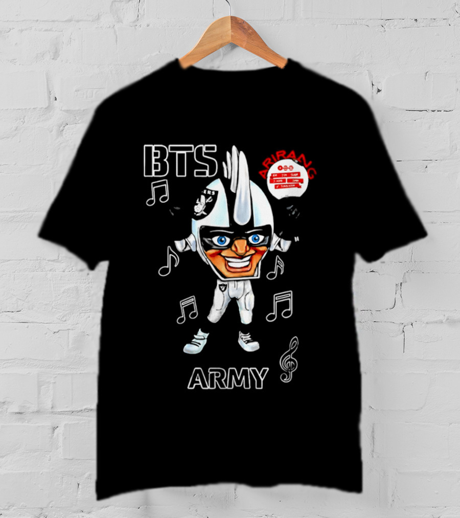 BTS ARMY Las Vegas Raiders World Tour 2026 Arirang T-Shirt