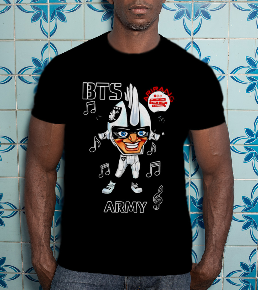 BTS ARMY Las Vegas Raiders World Tour 2026 Arirang T-Shirt