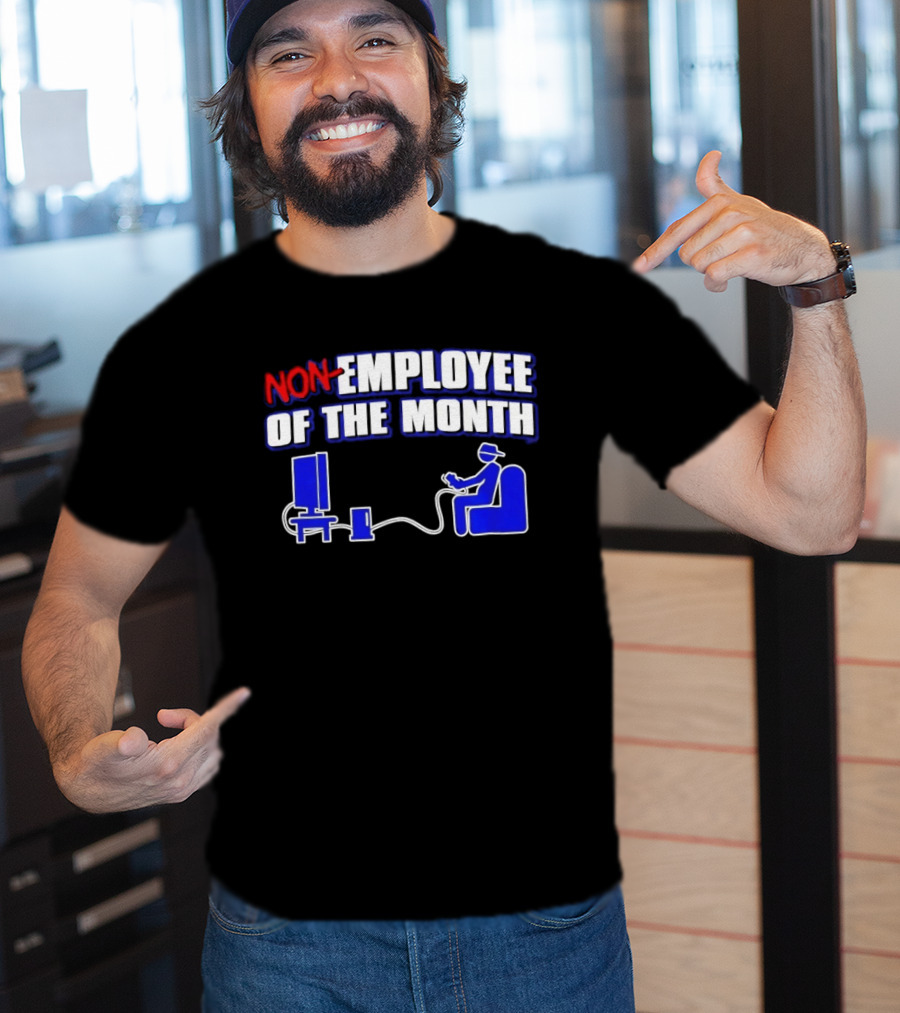 Non Employee Of The Month Gaming Console Player T-Shirt