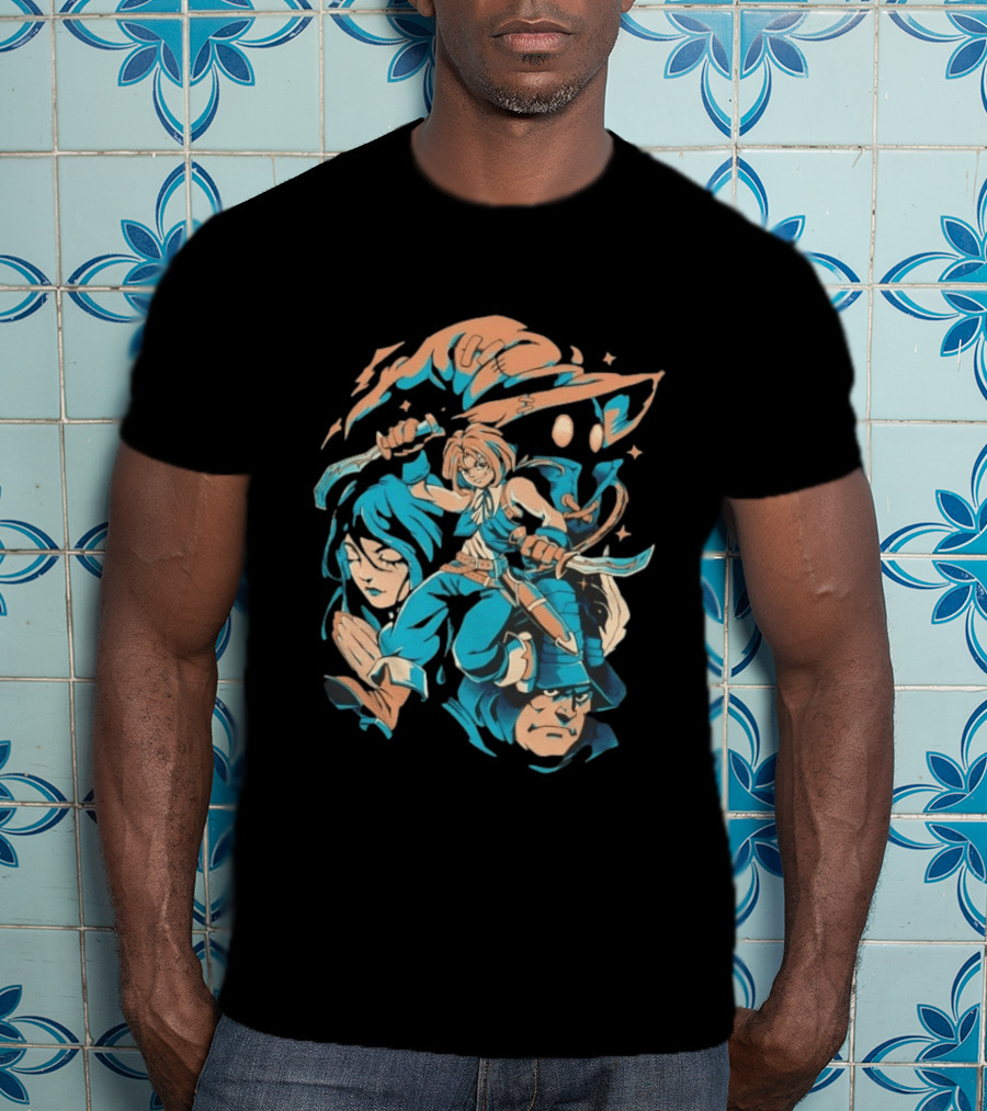 Final Fantasy IX Zidane Tribal Epic Adventure Thief T-Shirt