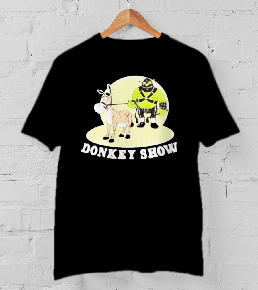 Shrek Gimp Donkey Show Leash T-Shirt