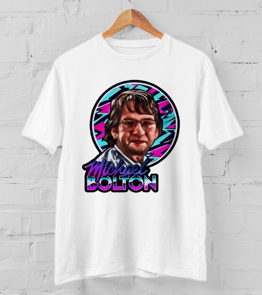 Michael Bolton 80s Aesthetic Office Humor T-Shirt