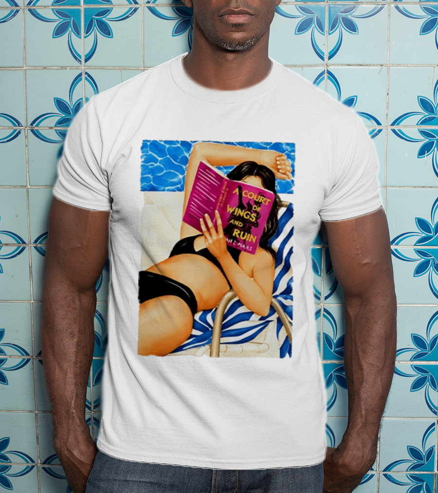A Court Of Wings And Ruin Summer Poolside Reading Relaxation T-Shirt