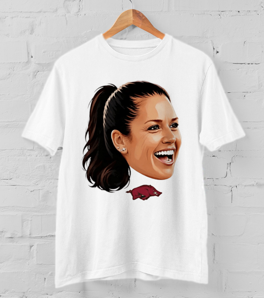 Arkansas Razorbacks Kailey Wyckoff Caricature Sports Team Fan Spirit T-Shirt