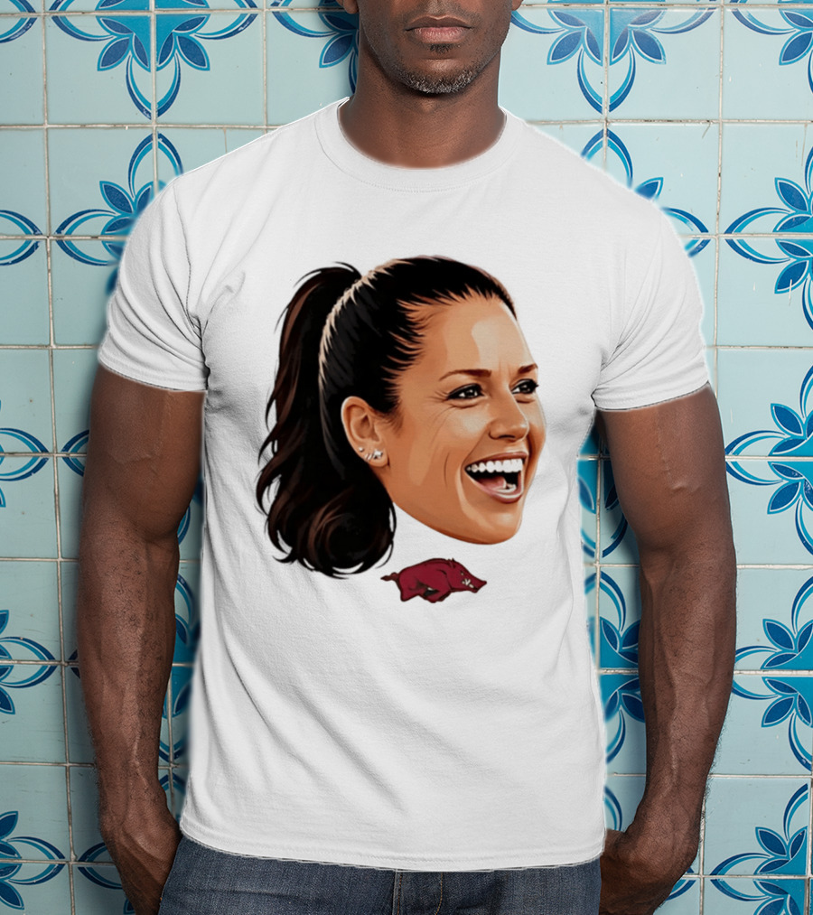 Arkansas Razorbacks Kailey Wyckoff Caricature Sports Team Fan Spirit T-Shirt