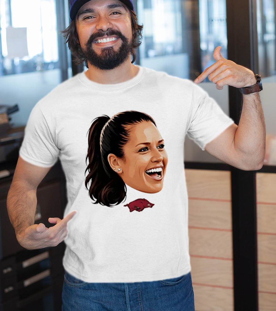 Arkansas Razorbacks Kailey Wyckoff Caricature Sports Team Fan Spirit T-Shirt