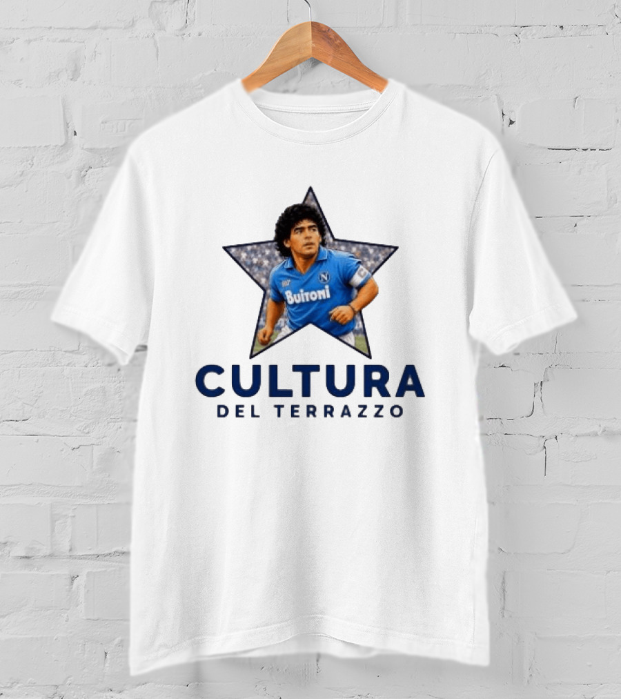 Diego Maradona Buitoni Napoli Cultura Del Terrazzo T-Shirt