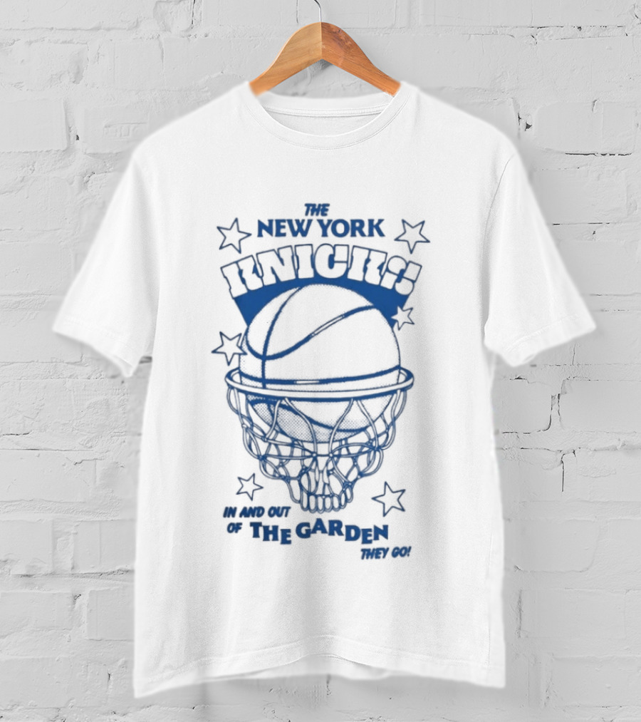 The New York Knicks Grateful Dead Steal Your Face Basketball In And Out Of The Garden T-Shirt