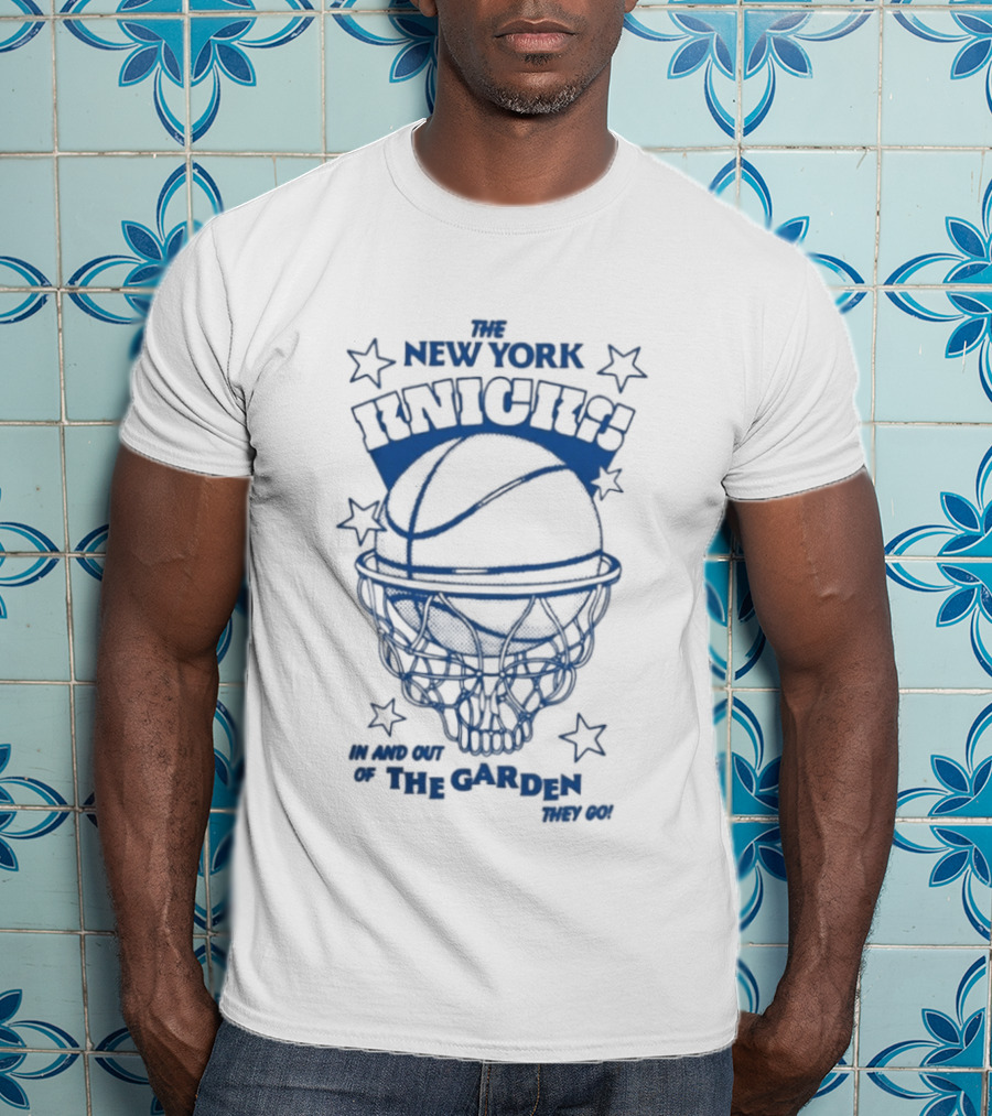 The New York Knicks Grateful Dead Steal Your Face Basketball In And Out Of The Garden T-Shirt