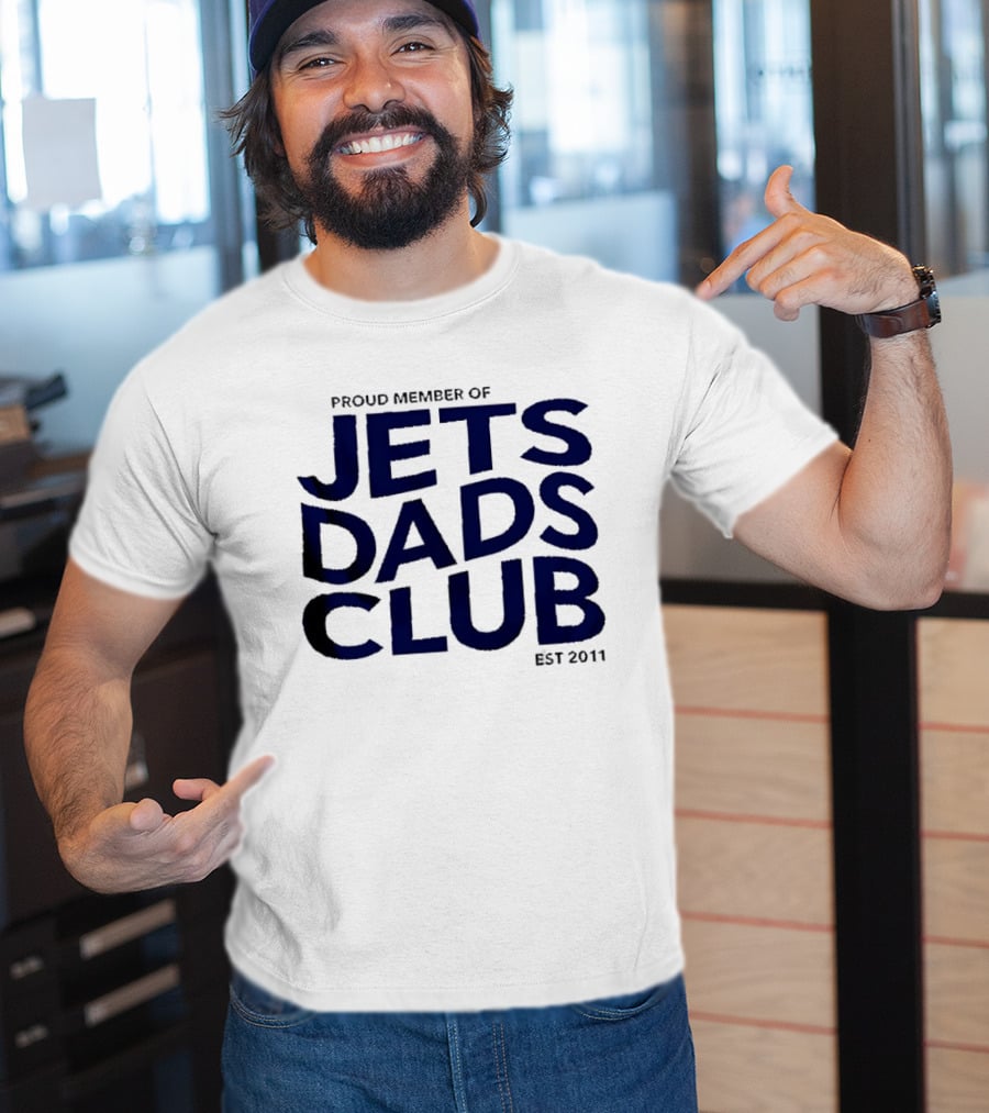 Winnipeg Jets Proud Member Of Jets Dads Club Est 2011 T-Shirt