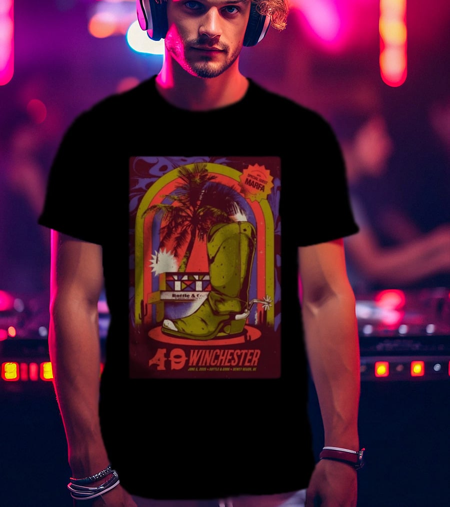 49 Winchester June 5 2026 Bottle & Cork Dewey Beach DE Special Guest Marfa T-Shirt