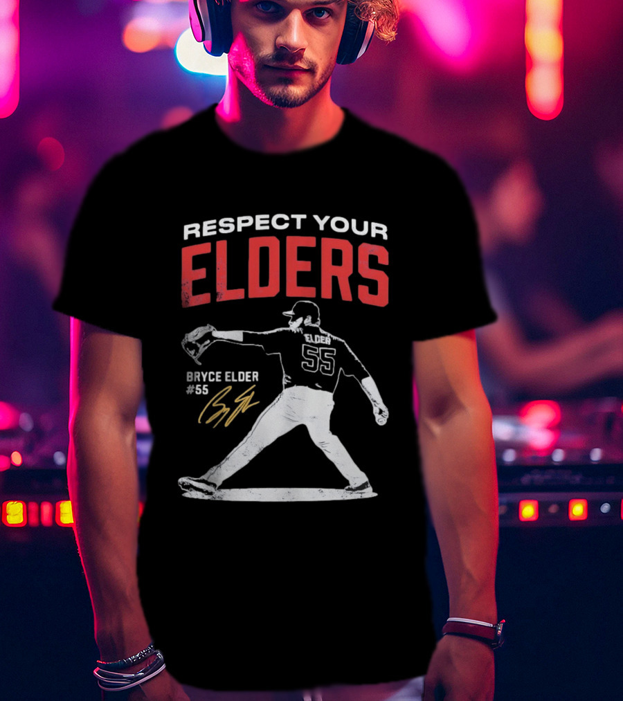Respect Your Elders Bryce Elder #55 Atlanta T-Shirt