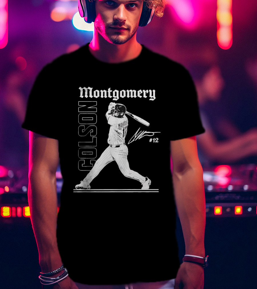 Montgomery Colson Baseball Chicago White Sox #12 T-Shirt