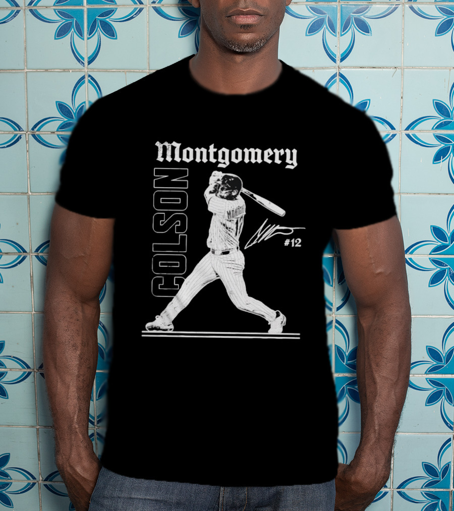 Montgomery Colson Baseball Chicago White Sox #12 T-Shirt