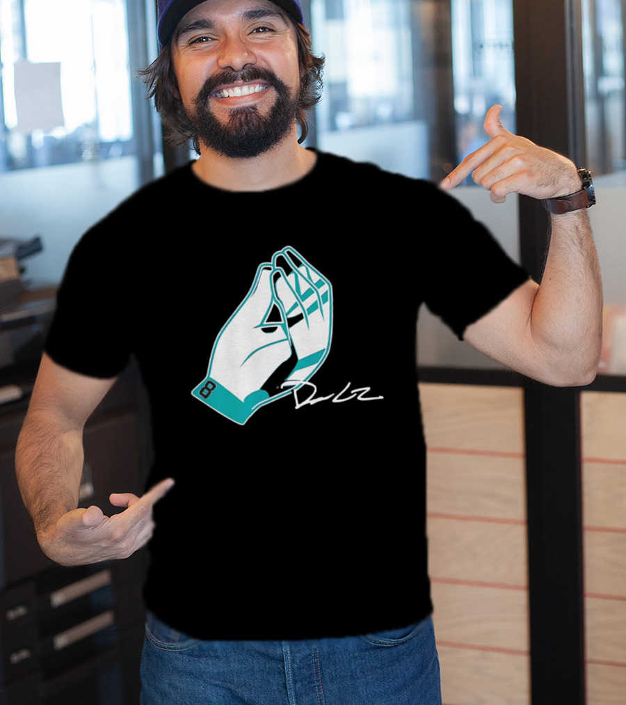 Dominic Canzone Seattle Mariners Che Vuoi Hand Gesture 8 Signature T-Shirt