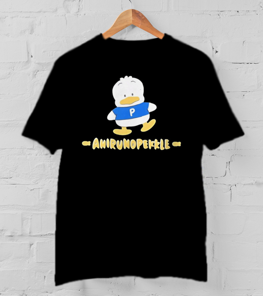 AhirunoPekkle P Blue Sanrio Character Duck T-Shirt