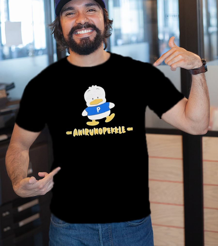 AhirunoPekkle P Blue Sanrio Character Duck T-Shirt