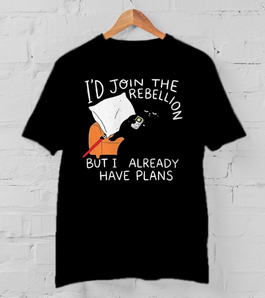 Lazy Cat Gaming Couch Rebellion Plans Funny Humor T-Shirt