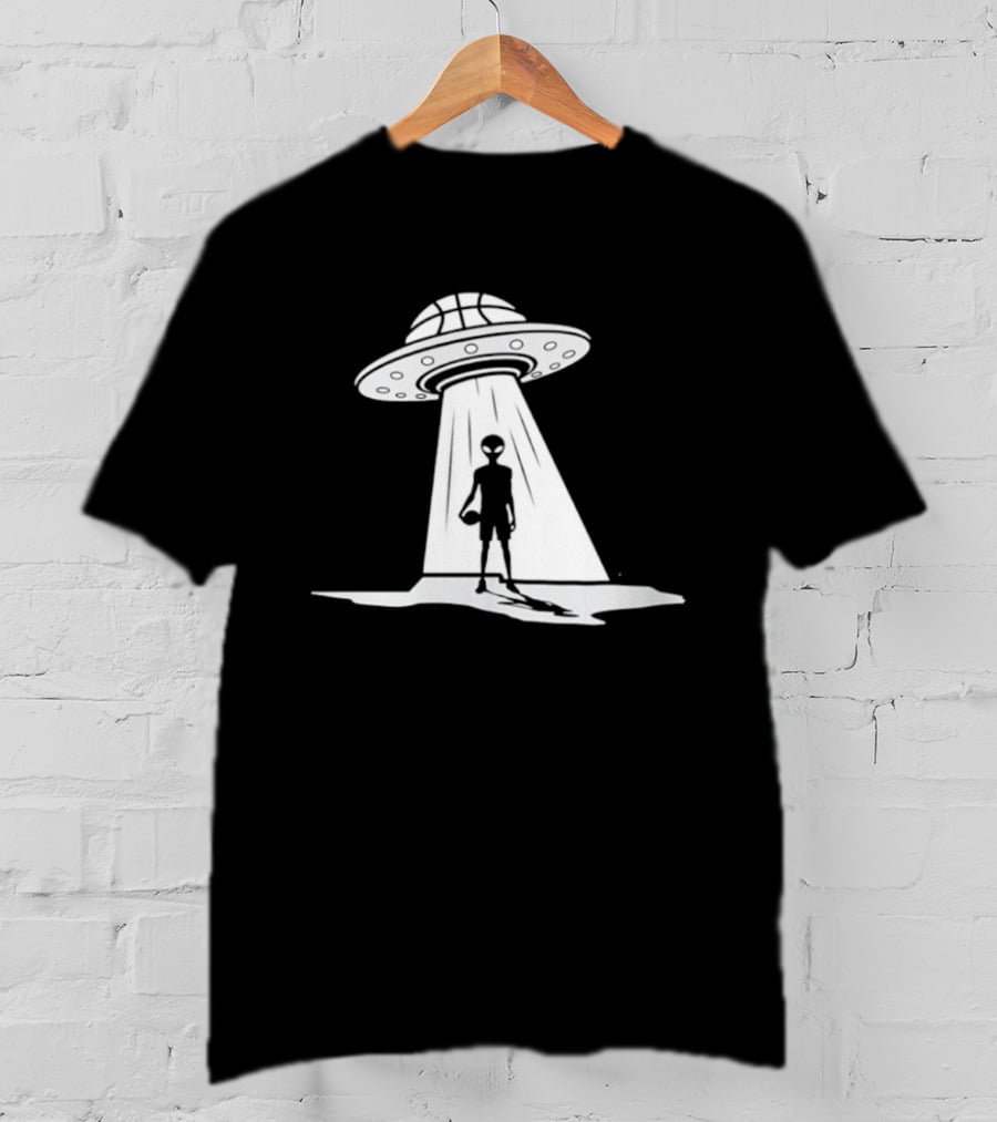 Victor Wembanyama Spurs UFO Alien Encounter T-Shirt