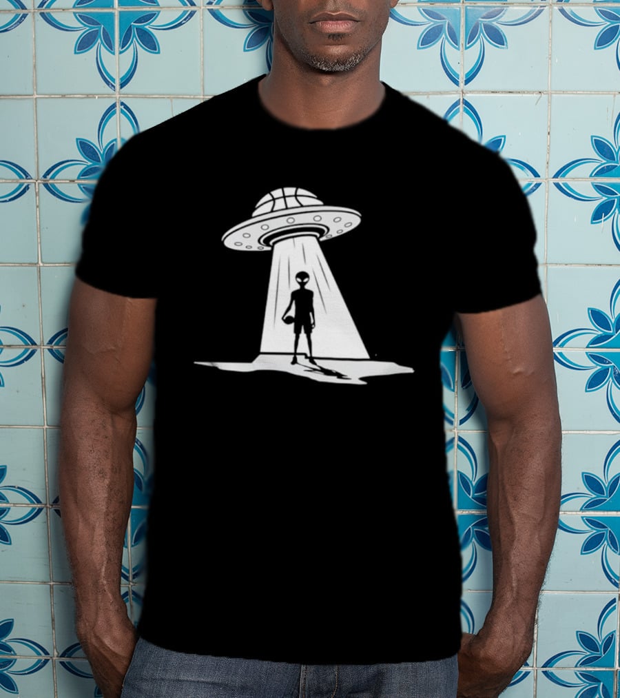 Victor Wembanyama Spurs UFO Alien Encounter T-Shirt