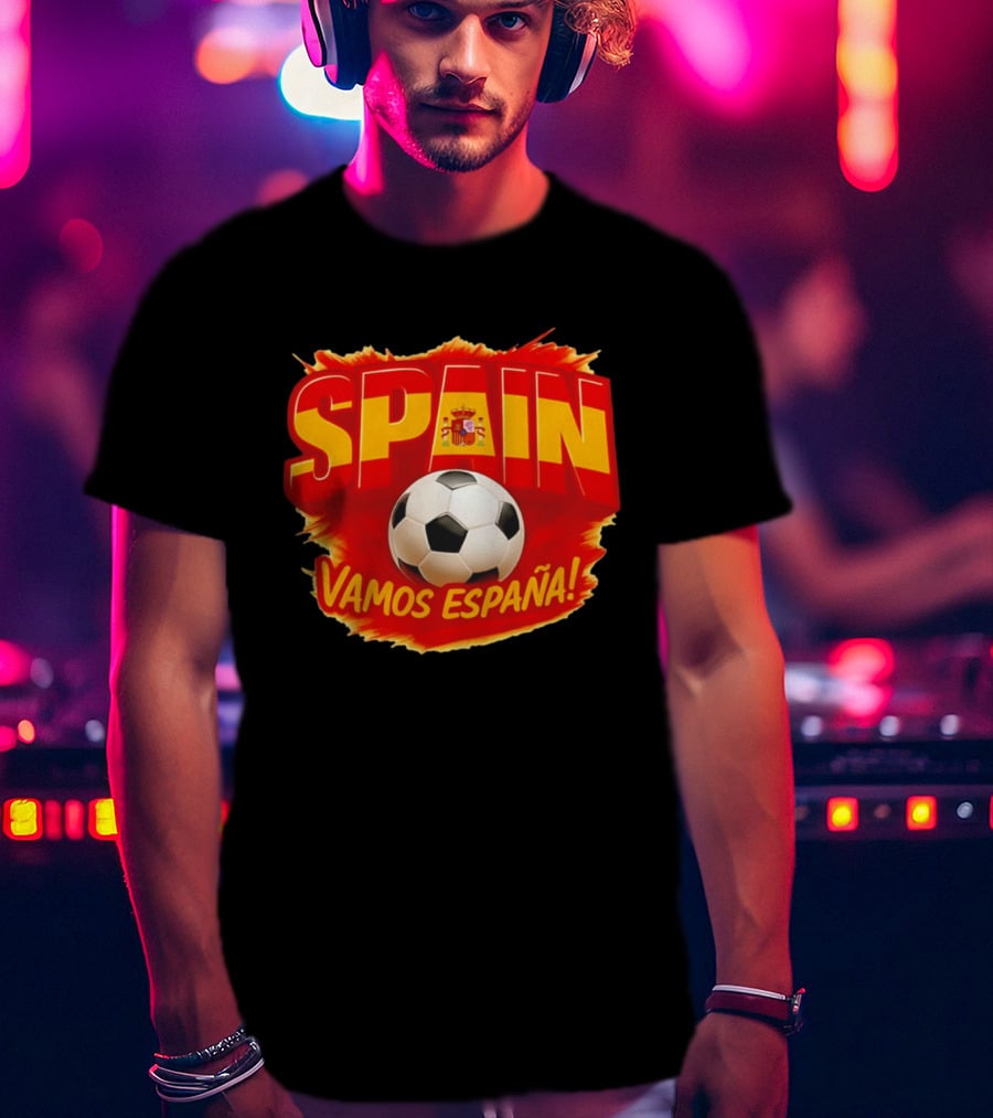 Spain Vamos España Soccer Ball T-Shirt