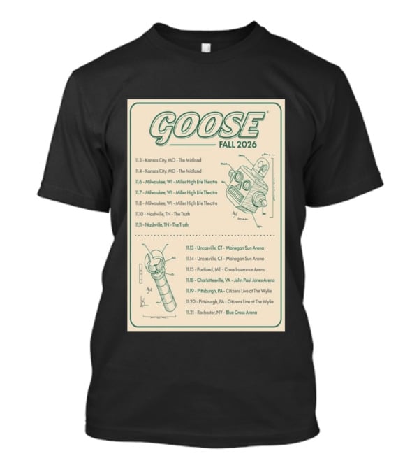 Goose Fall 2026 Milwaukee Nashville Uncasvi...T-Shirt 