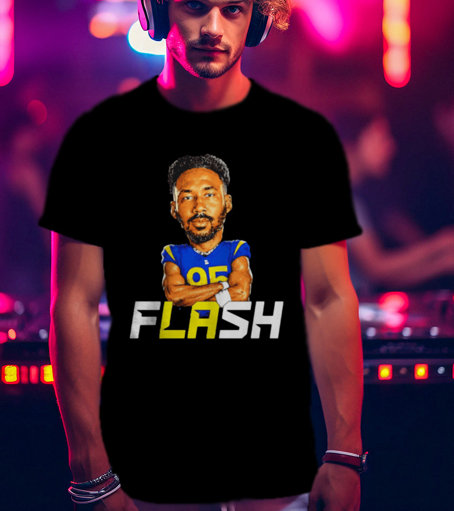 Los Angeles Rams Flash 95 Poona Ford T-Shirt
