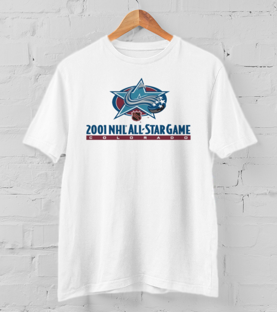 2001 NHL All Star Game Colorado Avalanche T-Shirt