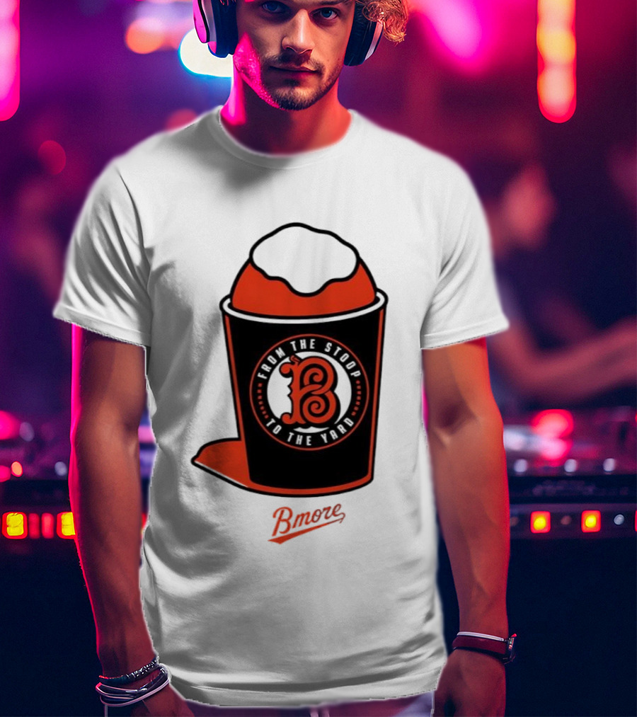 Baltimore Orioles From The Stoop To The Yard Bmore SnoCone T-Shirt