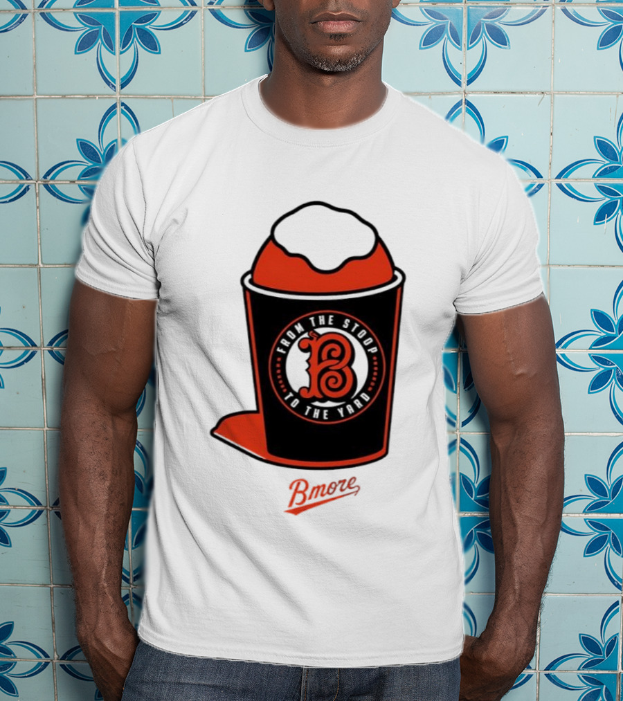 Baltimore Orioles From The Stoop To The Yard Bmore SnoCone T-Shirt