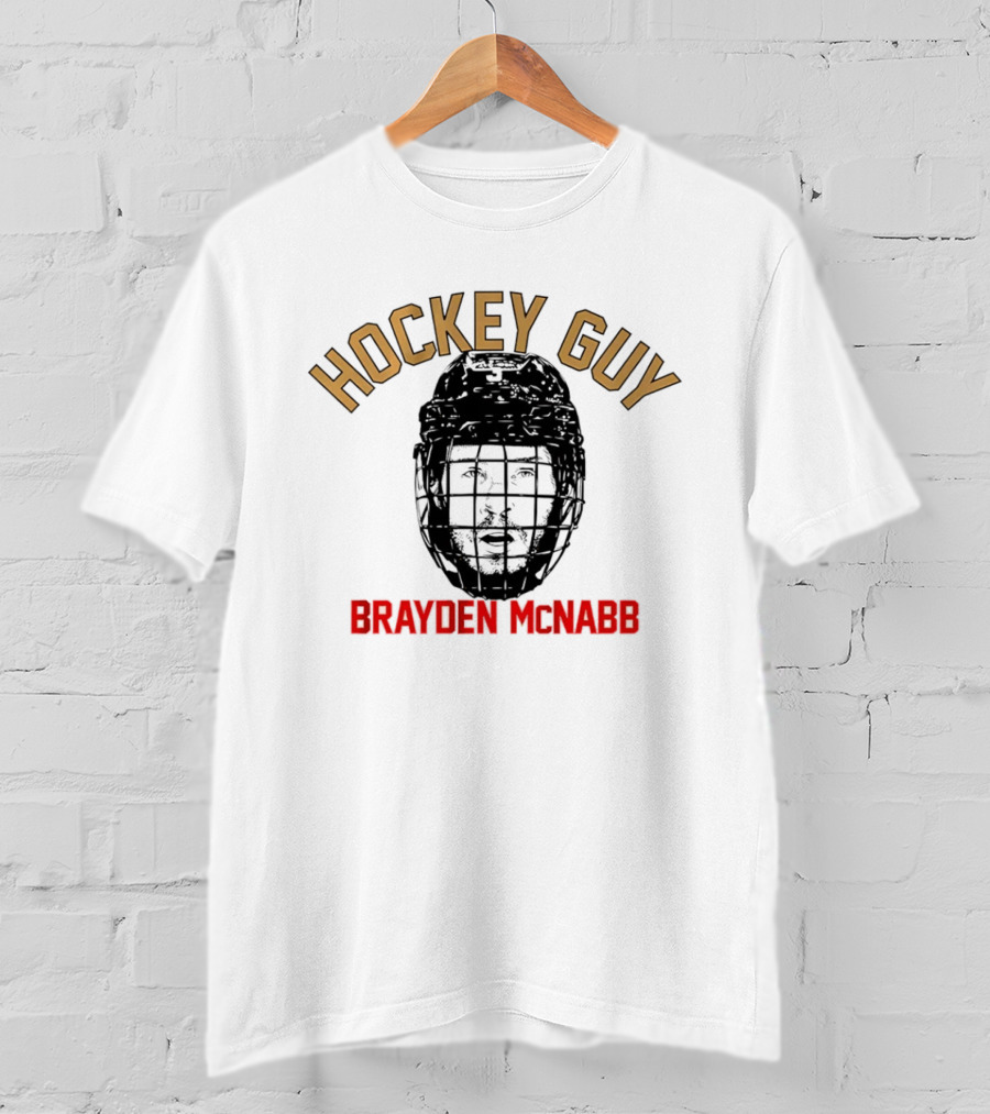 Brayden McNabb Vegas Golden Knights Hockey Guy Helmet T-Shirt
