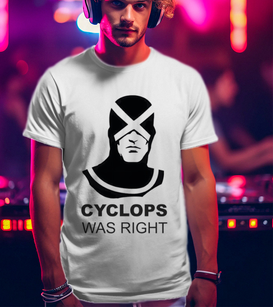 Cyclops Was Right X Men Marvel Comics T-Shirt