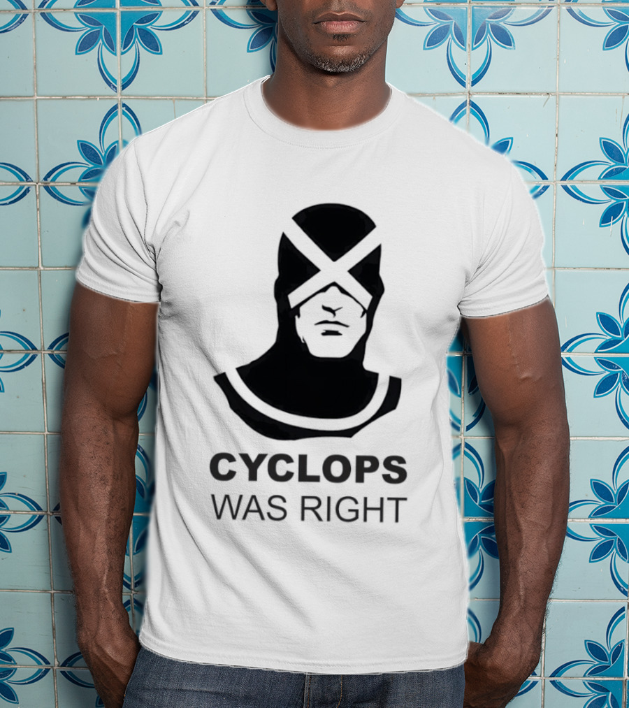 Cyclops Was Right X Men Marvel Comics T-Shirt