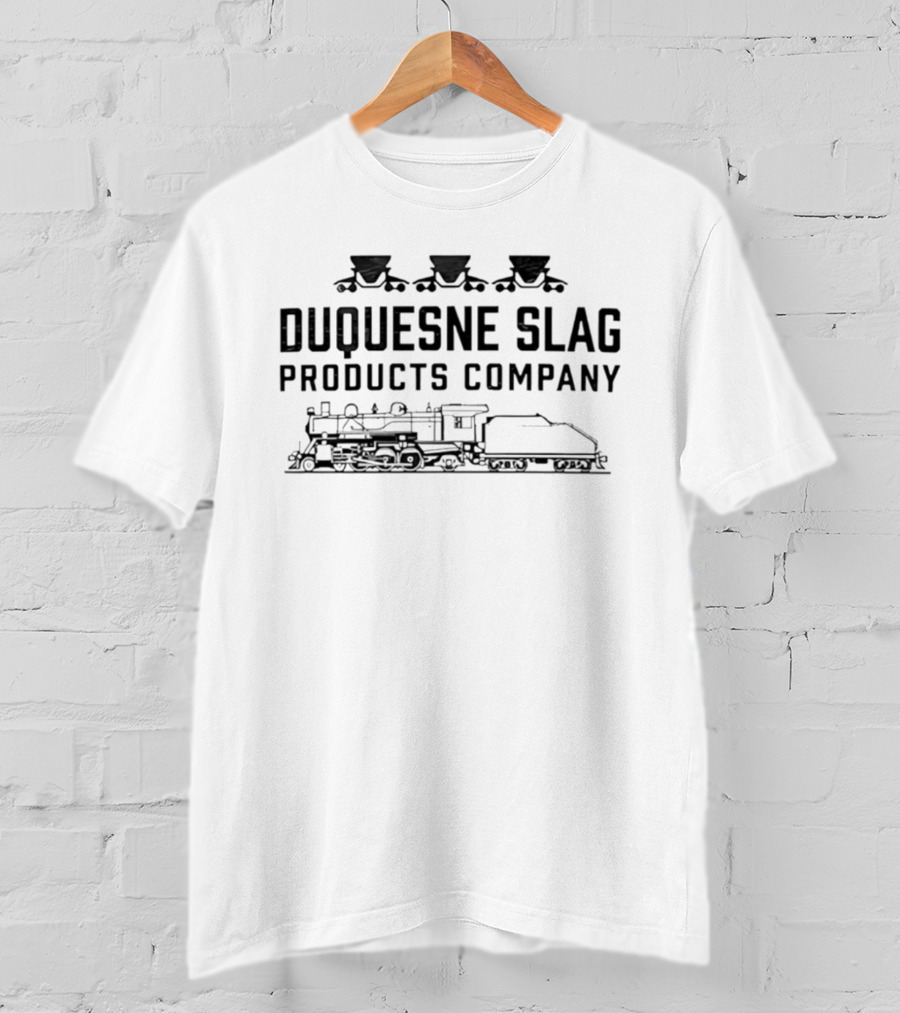 Duquesne Slag Products Company Vintage Train Industrial Heritage T-Shirt