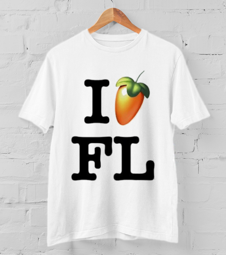 FL Studio I Love FL Logo Fruit T-Shirt