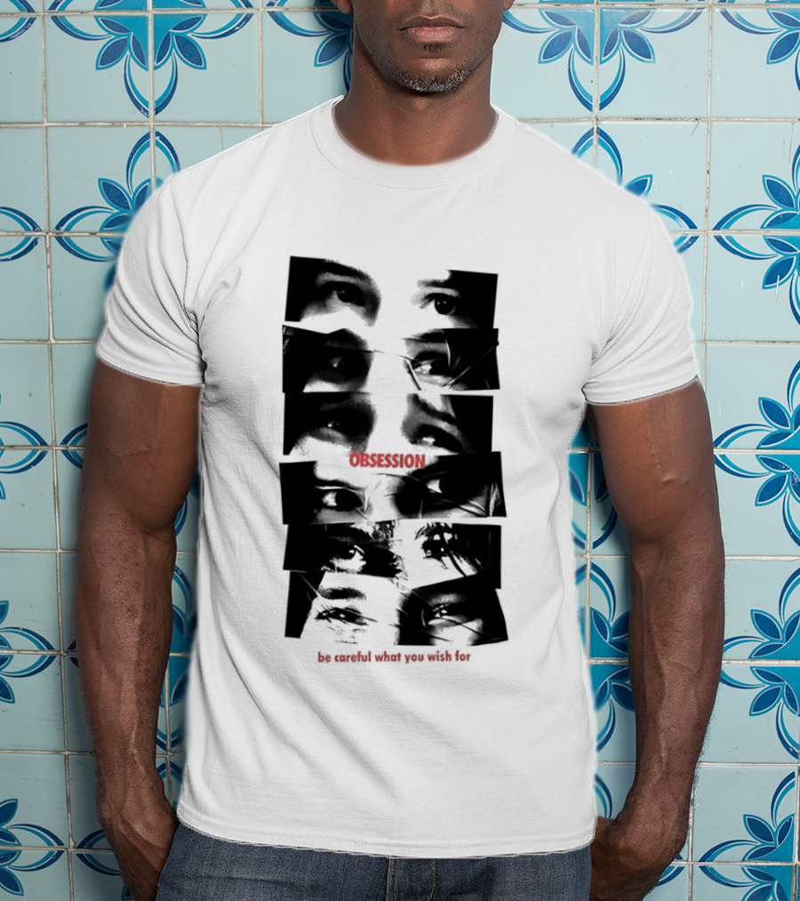 Inde Navarrette Obsession Black Red Grunge T-Shirt