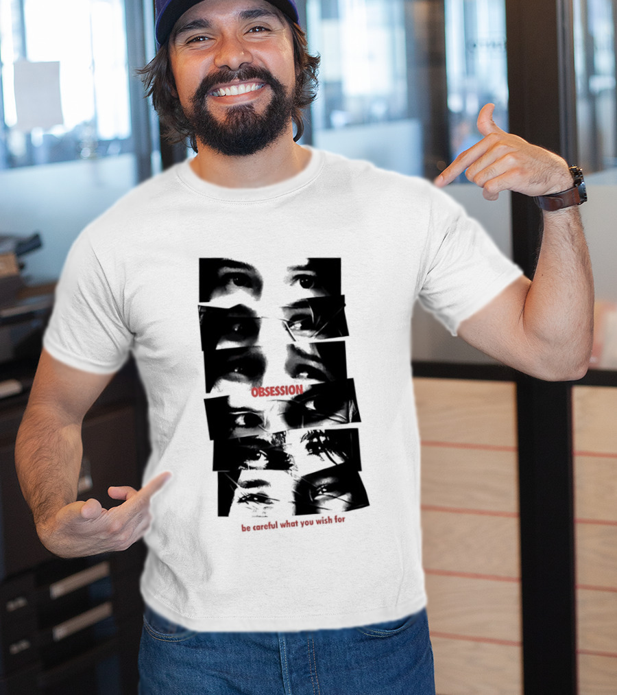 Inde Navarrette Obsession Black Red Grunge T-Shirt