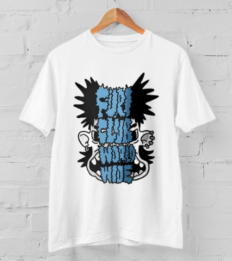 Furi Club Worldwide Skull Face T-Shirt