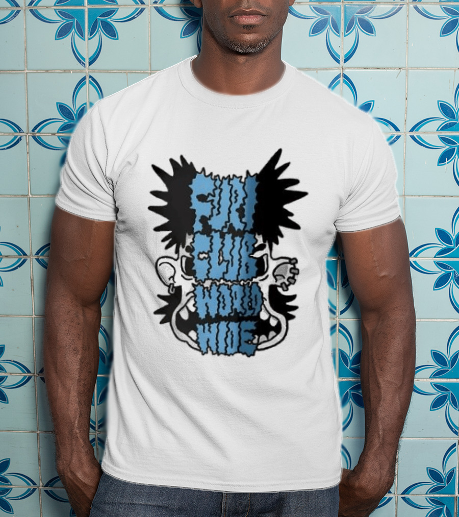 Furi Club Worldwide Skull Face T-Shirt