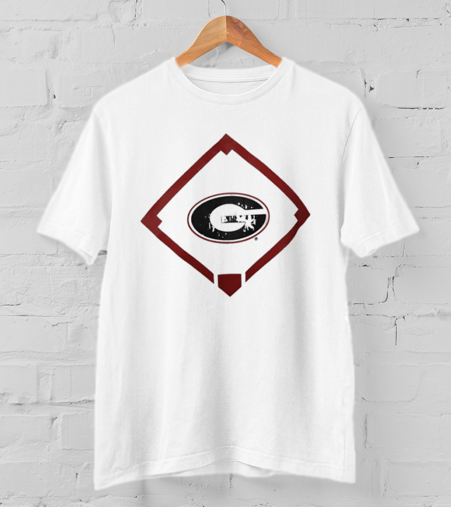 Georgia Bulldogs Baseball Diamond T-Shirt