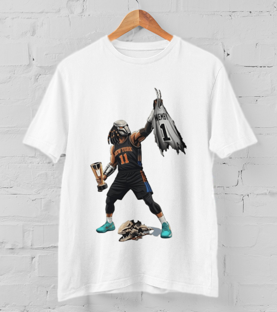Jalen Brunson Warrior New York Knicks NBA Trophy Wemby 2026 T-Shirt