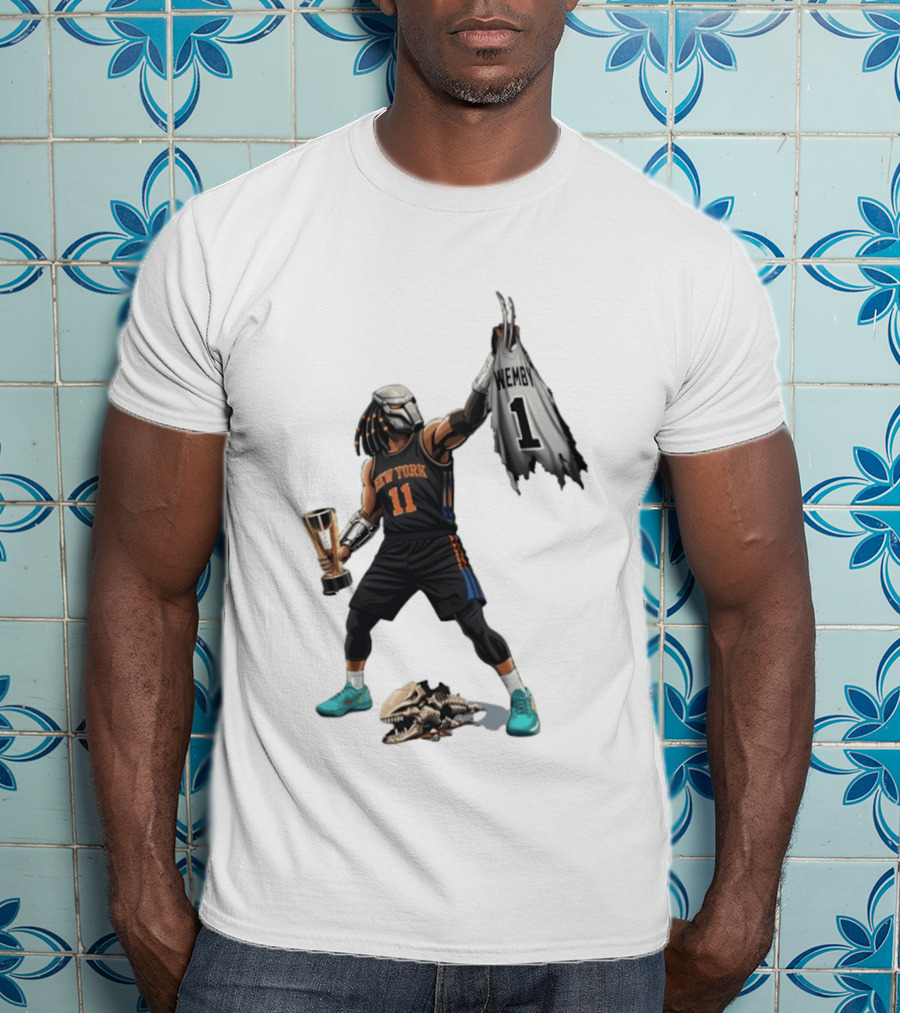 Jalen Brunson Warrior New York Knicks NBA Trophy Wemby 2026 T-Shirt