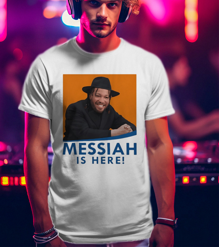 Jalen Brunson Nissim Black New York Knicks Messiah Is Here T-Shirt