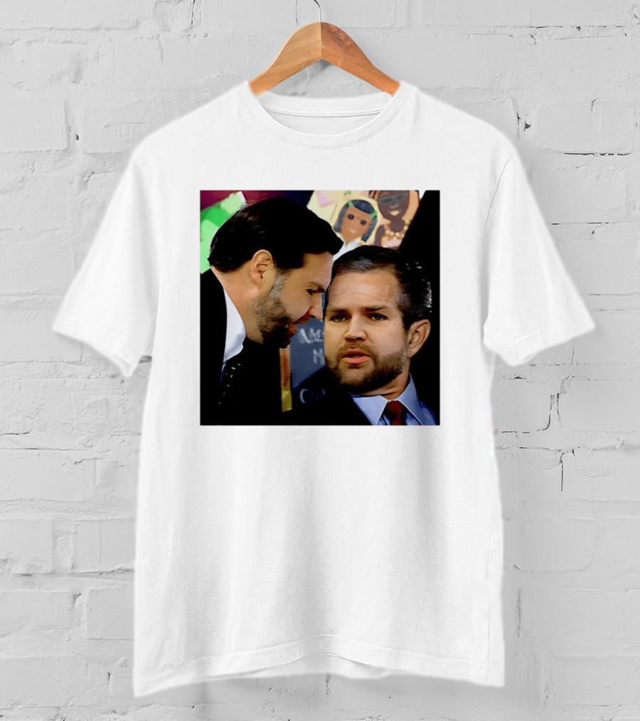 JD Vance And Jerry Falwell Jr Whispering In The American T-Shirt