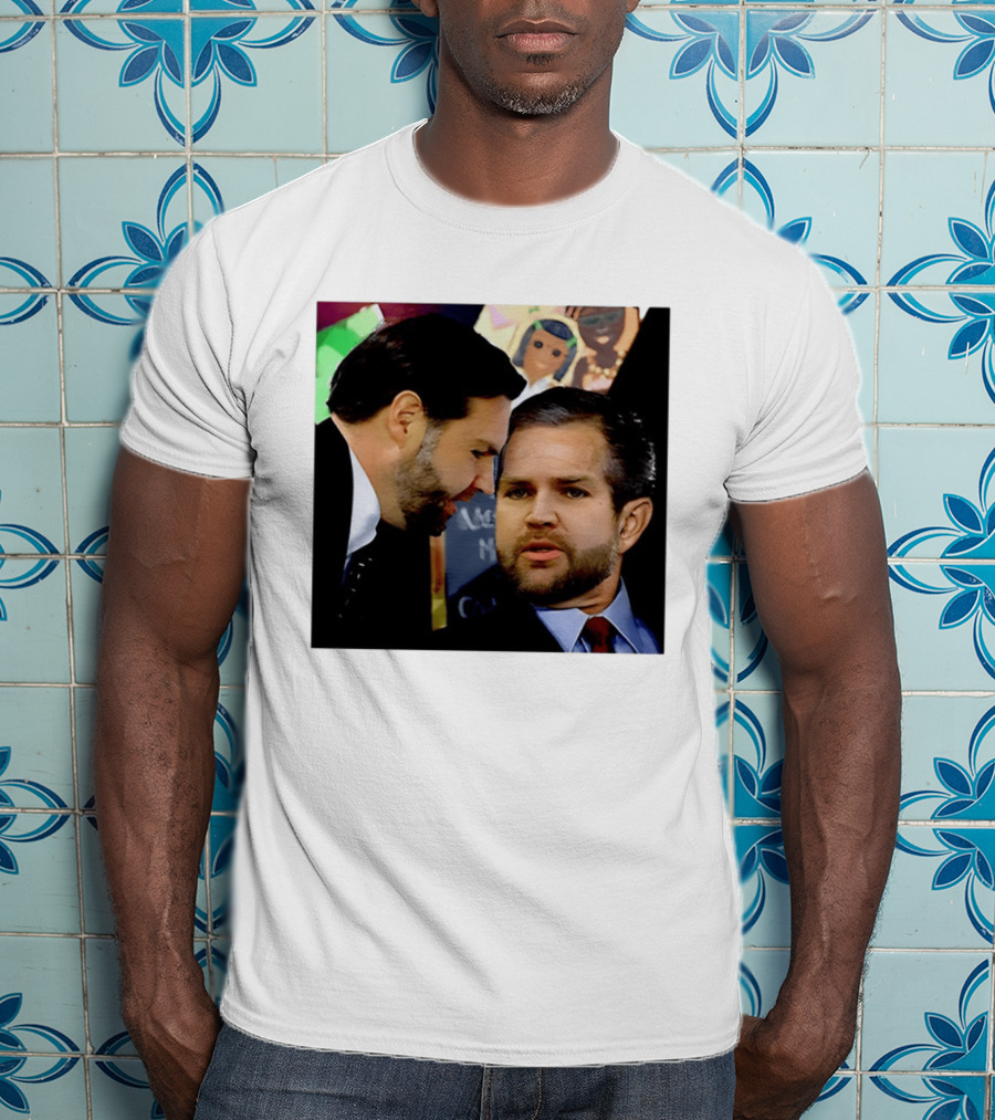 JD Vance And Jerry Falwell Jr Whispering In The American T-Shirt