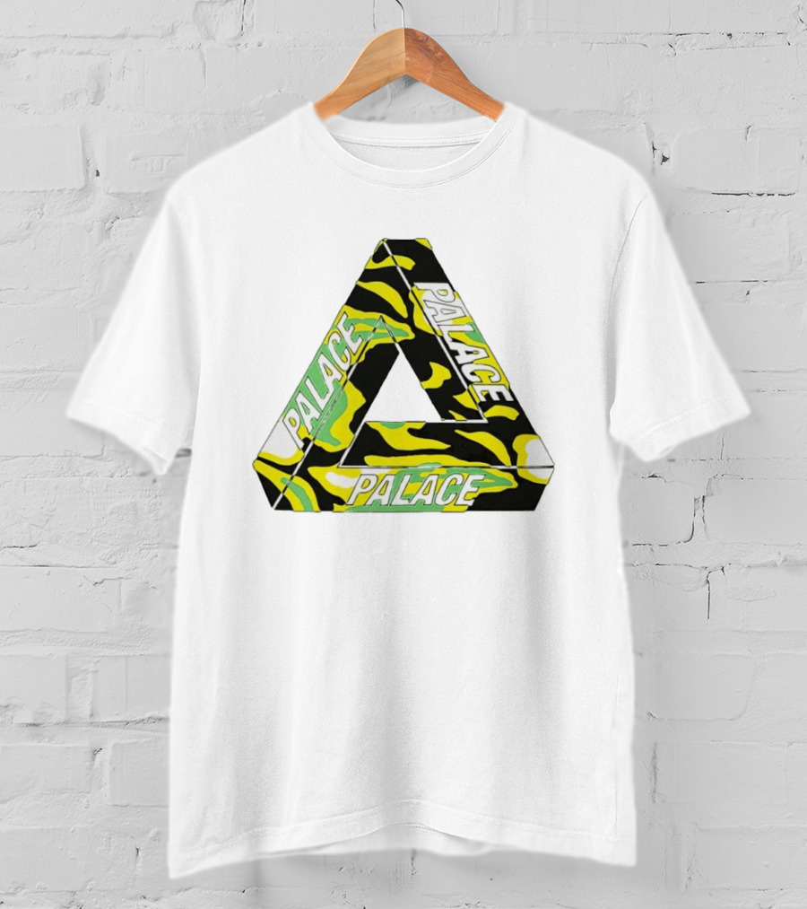 Palace Skateboards Tri Ferg Black Yellow Green Camo T-Shirt