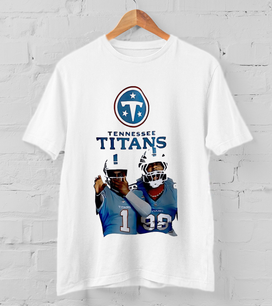 Tennessee Titans Step Brothers Kyler Murray Jeffery Simmons T-Shirt